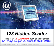 123 Hidden Sender Screenshot